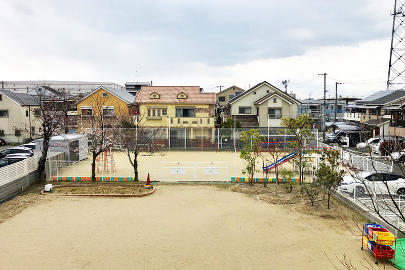 保育園の庭作り